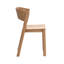 Chaise de salle à manger Mid-Century moderne en bois massif et placage, ensemble de 2-869885889
