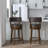 Wendover Upholstered Wood Swivel Stool-71959953