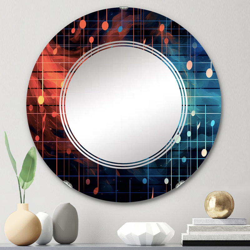 Miroir mural sans cadre Wiletta, 24 po x 24 po