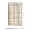 Tapis Sofia Jacquard en polyester recyclé multicolore-706741415