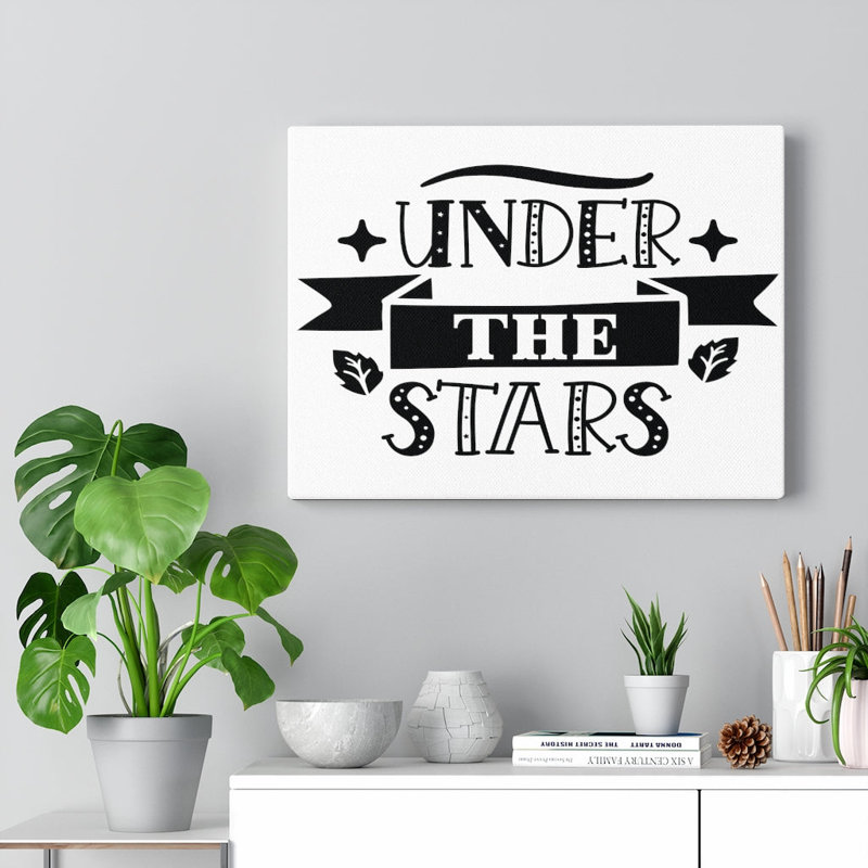 Under The Stars - Wrapped Canvas Print