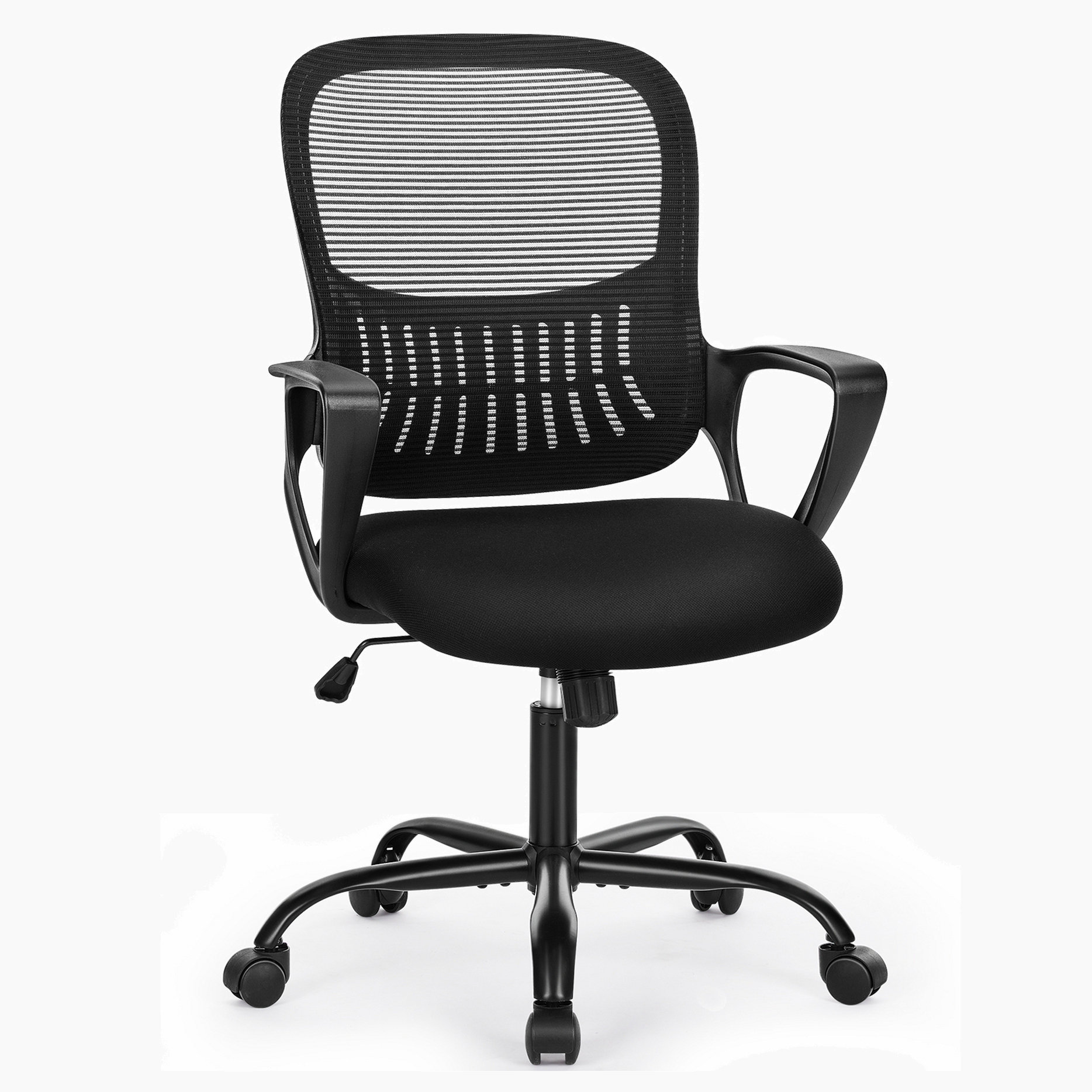 Inbox Zero Ergonomic Office Chair Home Desk Mesh Chair With Fixed