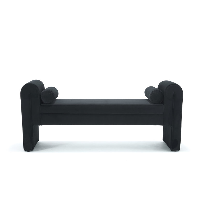 Banc de rangement 60 pouces, Noir