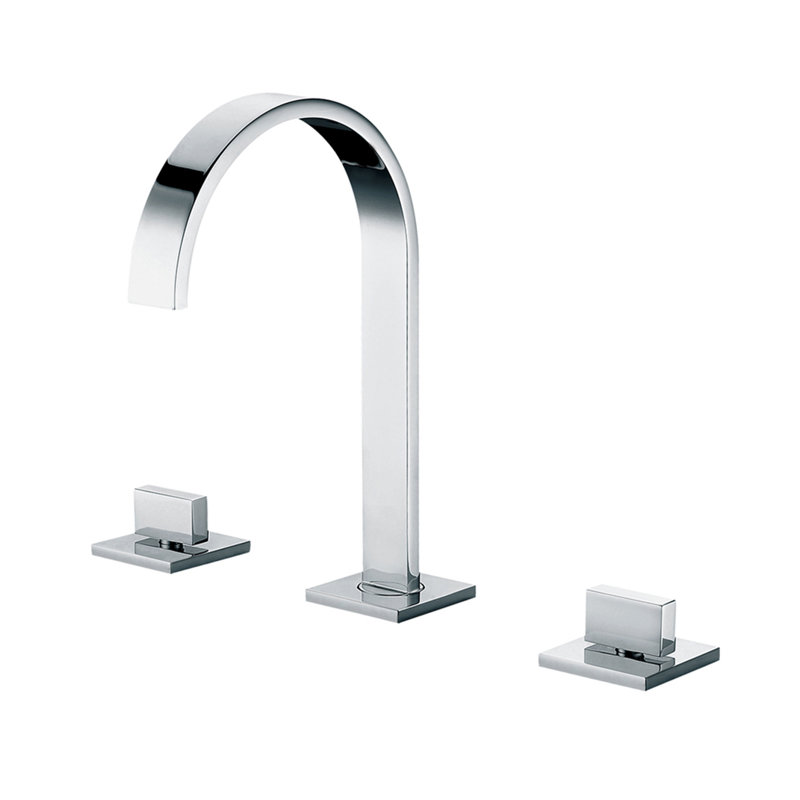 Widespread 2-handle Bathroom Faucet, Polished Chrome