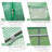 15' X 7' X 7' Walk-In Tunnel Hoop Greenhouse, Green House For Outside With PE Cover, Steel Frame, Roll-Up Zipper Door & Windows For Flowers, Vegetables, Tropical Plants, Green-123626718-123626720