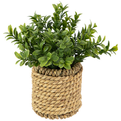 7 " H Faux Plant in Plastic Pot