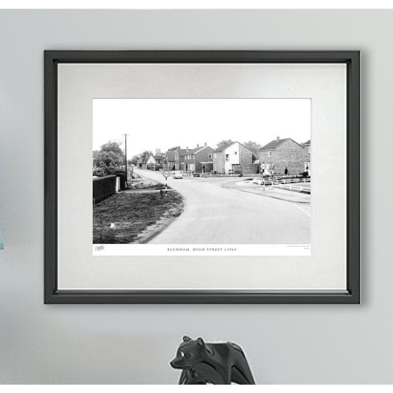 Blunham, High Street C1965 - Single Picture Frame Print, 60cm H X 80cm W x 2cm D