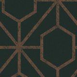 Geometric Metallic Wallpaper Double Roll