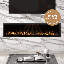 72 W Electric Smart Fireplace with Heat-1171218616