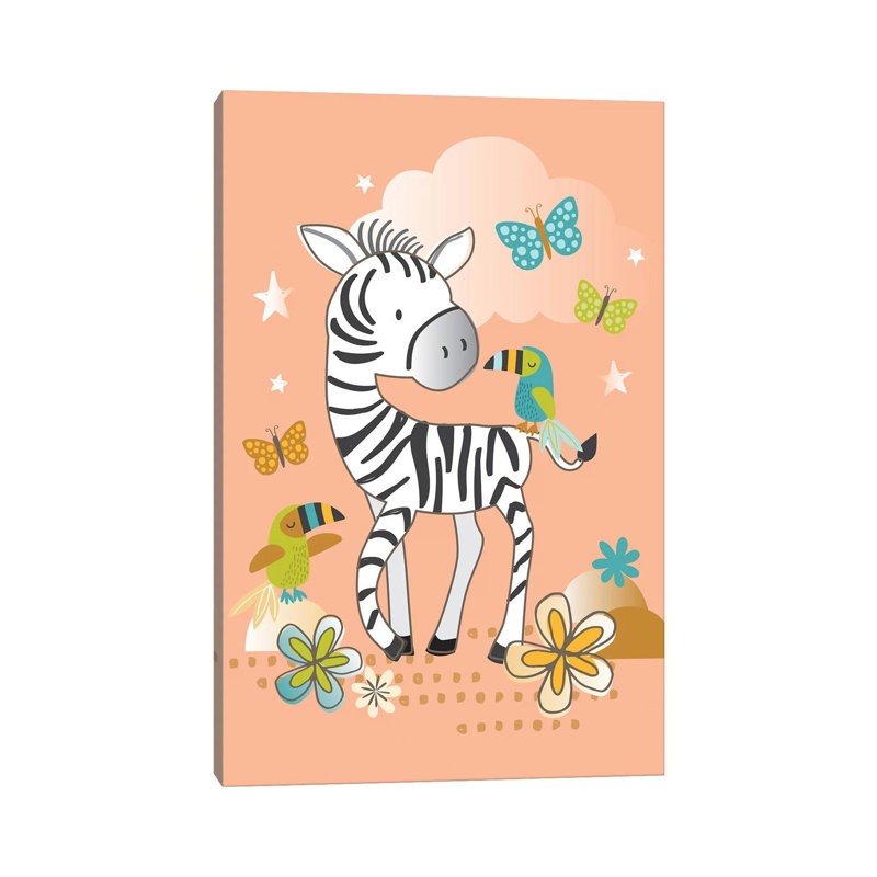 Jungle Nursery Ii by Lisa Whitebutton - Wrapped Canvas Gallery-Wrapped Canvas Giclée, 152.5 cm H x 101.5 cm W
