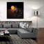 Art mural en verre 36 po x 36 po «Abstract Concept Of Trappist-1 System» par NASA-18569543