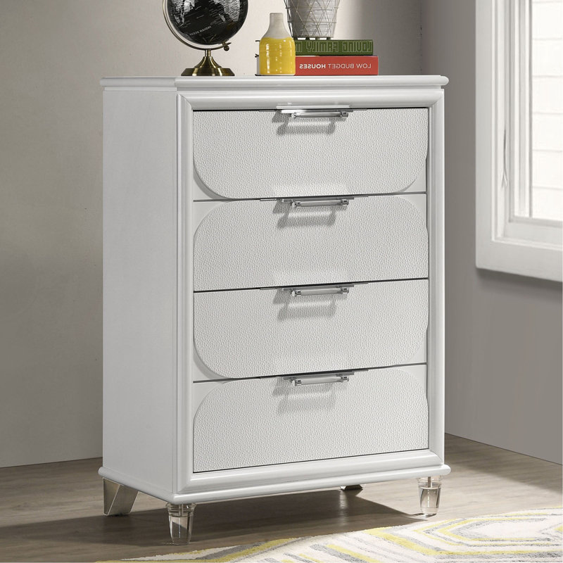 Commode contemporaine en acrylique 1 pièce Pearl