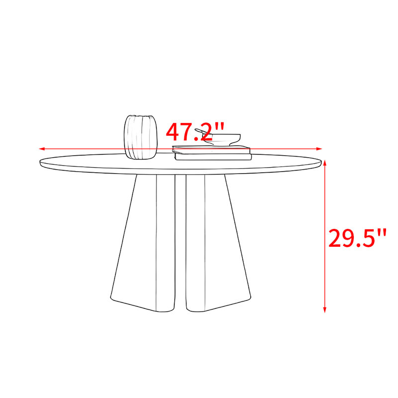 Dalante, 29.5"H x 47.2"L x 47.2"W