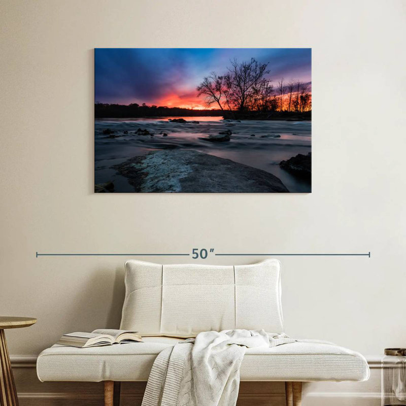 Alvord Sunset At Belle Isle, 26" H x 39" W