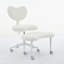 Chaise de bureau avec tabouret réglable-1376016396