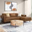 Morrison - Canapé modulaire droit - brun caramel-177756697