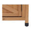 Ensemble de table de bar en bois avec rangement, buffet armoire pour l'extérieur et l'intérieur, durable et élégant-410086289