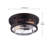 Dark Bronze 2 - Bulb Outdoor Flush Mount
