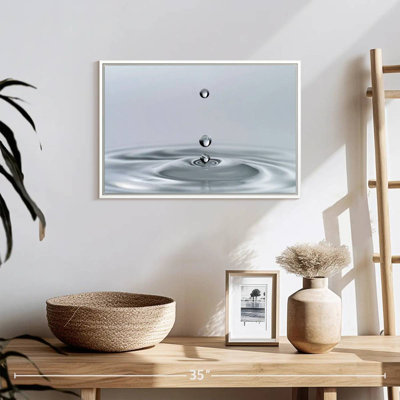 Gouttes dans l'eau
