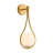 Andrekia Teardrop Gold Wall Sconce