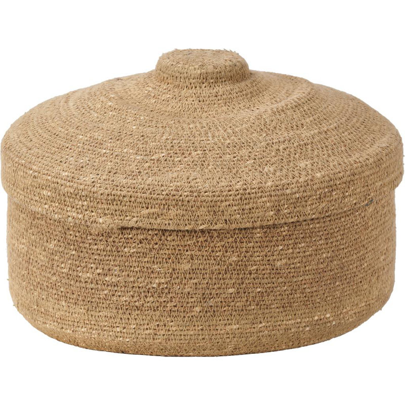 Beachcrest Home Seagrass Decorative Basket