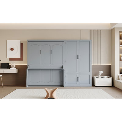Lit escamotable avec armoire Murphy