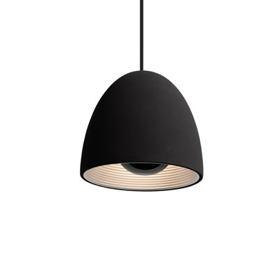 Petit luminaire suspendu Castle noir
