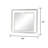 Flat Dresser Mirror-533279399