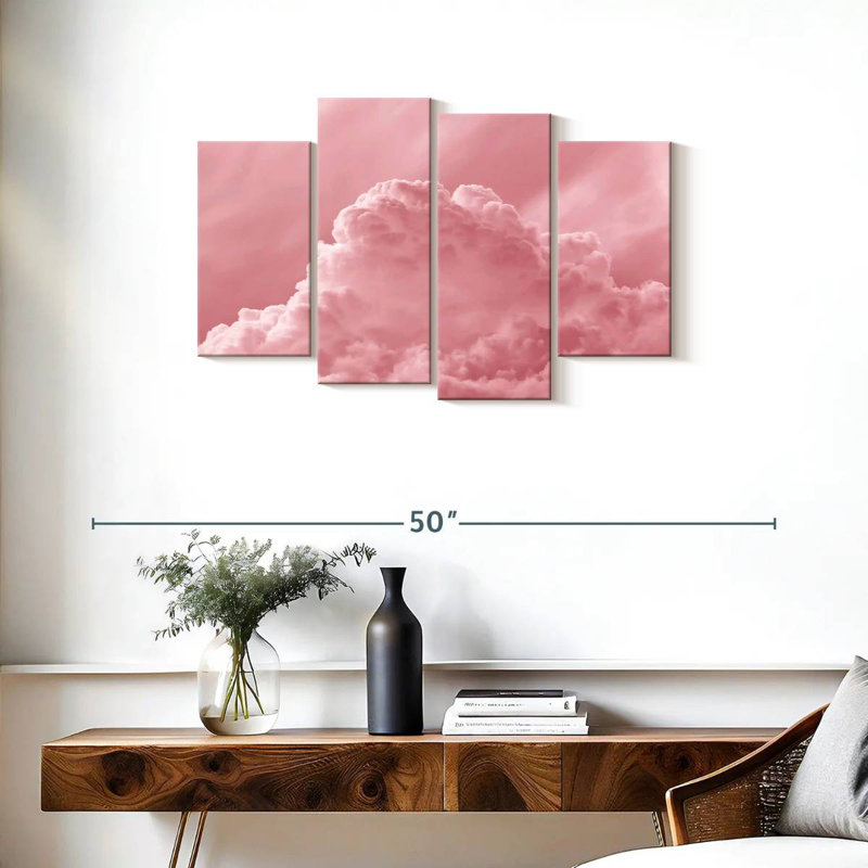 Alvord Pink Clouds, 22" H x 36" W