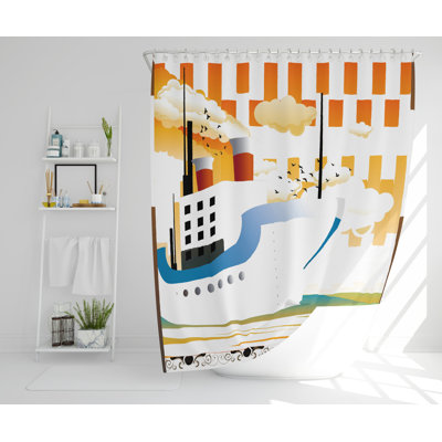 Ingrid Polyester Shower Curtain