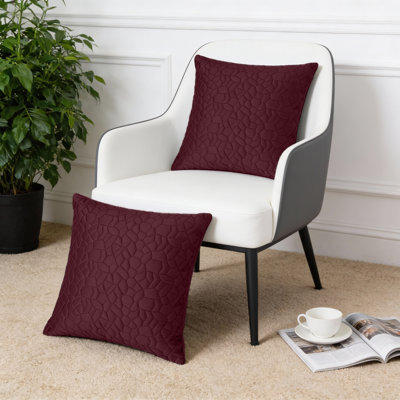 Luxury Pebbles Velvet Cushion Covers Set Of 2 Soft Throw Cushion Cases Sofa, Couch