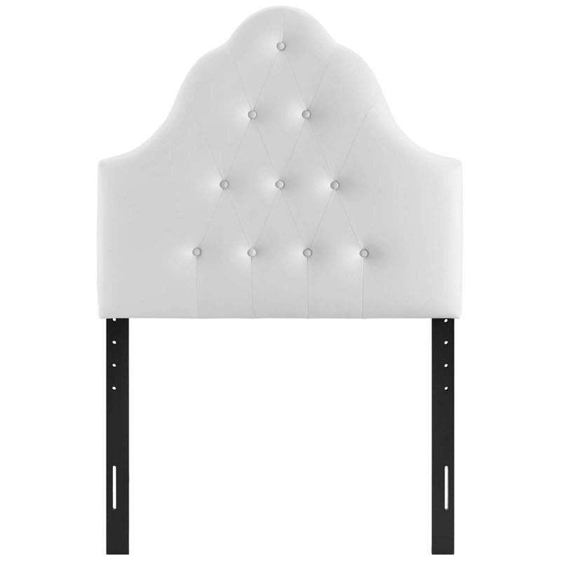 Sovereign Diamond Tufted Performance Velvet Headboard by Modway, Pink, Twin