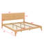 Lit plateforme en bois de bambou-1498868919