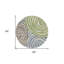Tapis rond 8 po