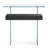Tempered Glass Console Table with Shelf-1934271996-1905166800