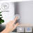 LED Lighted Bathroom Mirror With Shaver Socket, Defogging Pad Wall Mount Single Touch Sensor IP44