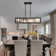 Redvers LED 40 inch Black Linear Pendant Ceiling Light Led Panel