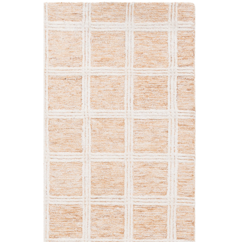 Tapis Turah 103 orange / ivoire, Rectangulaire 3 pi x 5 pi