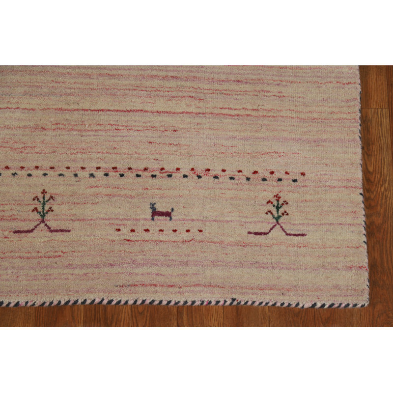Tribal Gabbeh Indian Rug 4x6