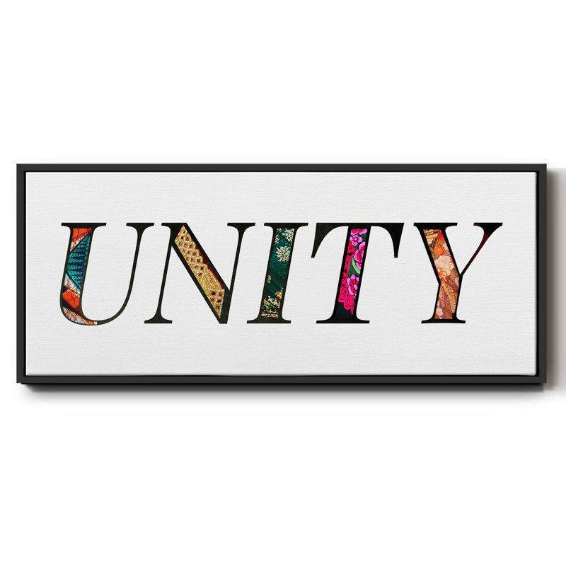 Unity - toile encadrée, H 20 po x l 50 po