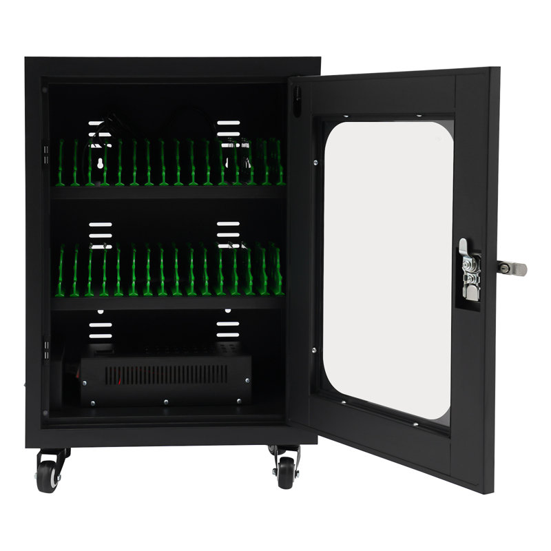 30-Device Mobile Charging Station, Black