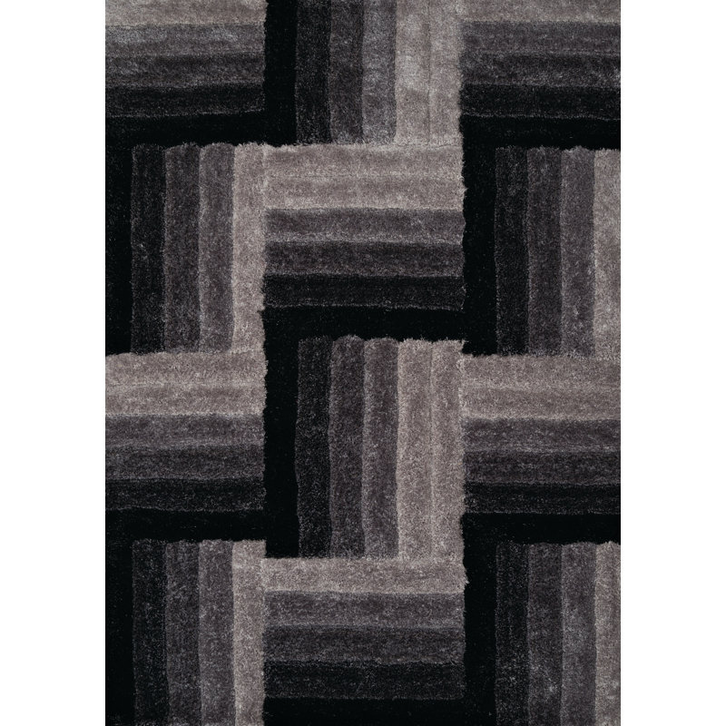 Tapis noir Fitts, Rectangle 1 pi 10 po x 3 pi