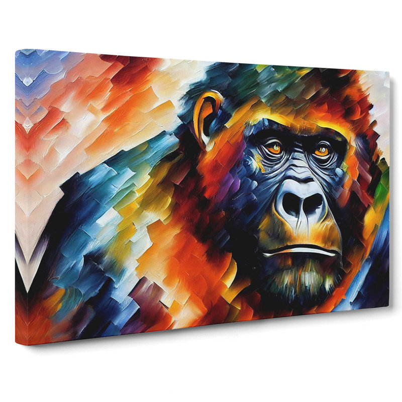 Gorilla Vol.5 Abstract - Wrapped Canvas, 40cm H x 60cm W x 3cm D