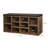 Arney 10 Pair Shoe Storage Bench with Adjustable Shelves-171883061