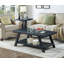 Table basse rectangulaire avec plateau en bois manufacturé et tablette-968039026-968039032