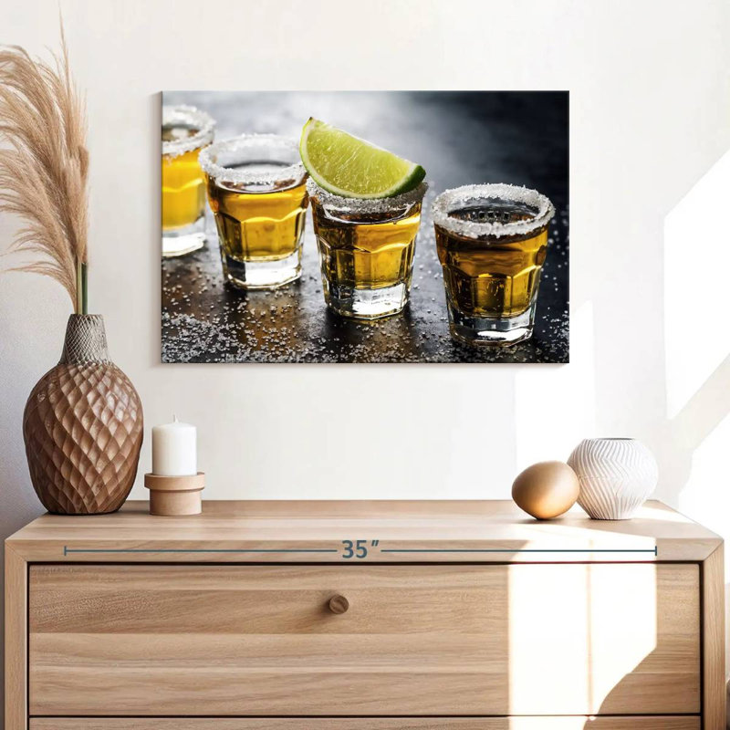 Yarlin Morning Latte Coffee, 34" H x 51" W