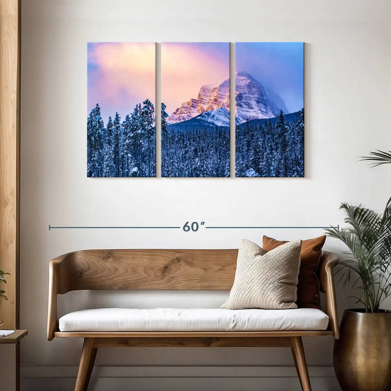 Alvord Banff Snow Mountain, 28" H x 45" W