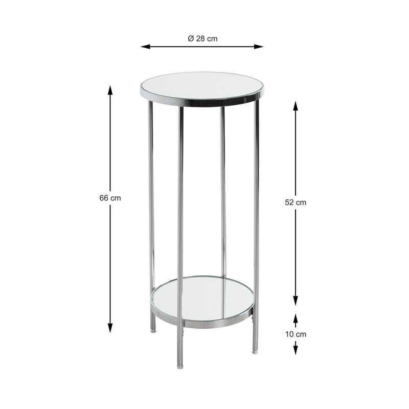 Zoticus Plant Stand, Chrome