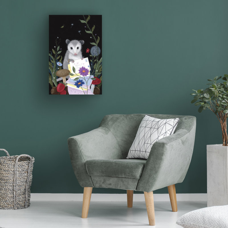 Art sur toile «Bachelor Gina Matarazzo A Possum Party», H 24 po x l 16 po