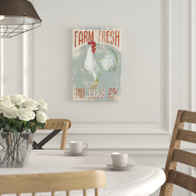 Modern Farmhouse, 26" H x 18" W x 1.5" D, Black Framed Canvas, No Mat